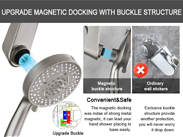 shower head with handheld spray