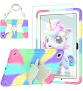 TOMORRY Case for Samsung Galaxy Tab A9+/ A9 Plus 11 inch 2023 with Tempered Glass Screen Protecto...