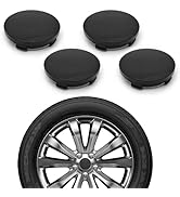 AWGUKA 4 PCS Car Wheel Center Hub Cover, ABS Plastic Scratch Resistant Wheel Hub Protector, Repla...