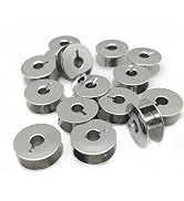 YEQIN 20 pk"L" Metal Bobbins for Sewing Machine Alphasew Bernina Brother Riccar Baby Lock +More (...