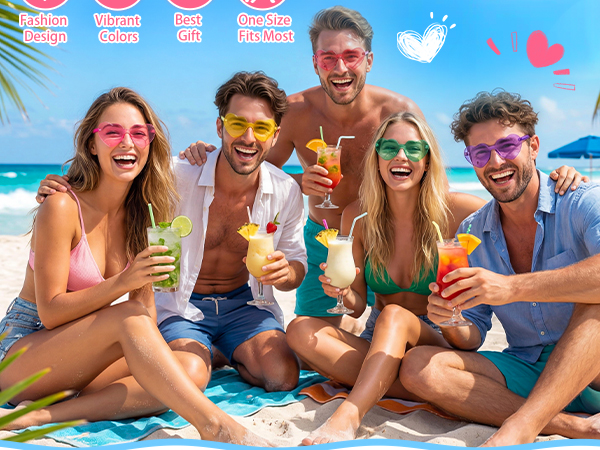 heart sunglasses for women