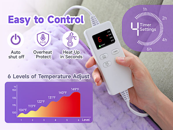 heating pad for neck and shoulders and back