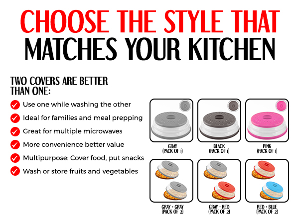 Choose the Microwave Cover Style That Matches Your Kitchen, Galleyby have Multiple Options for You.