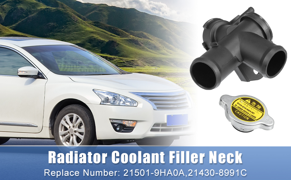 Plastic Upper Radiator Coolant Filler Neck Water Pipe