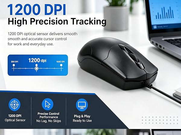 wired optical mouse