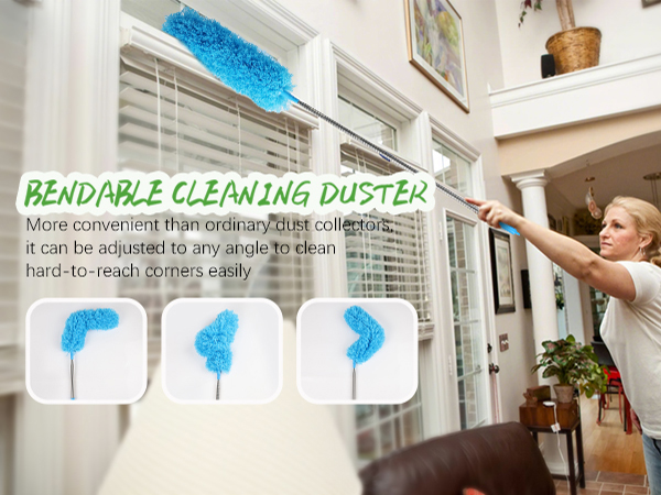 extendable duster static