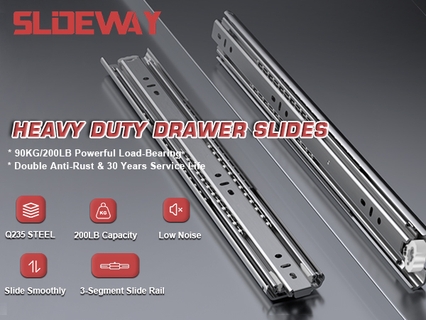 200 Lb Heavy Duty Drawer Slides