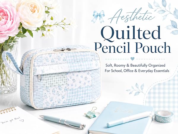 Quilted Pencil Pouch