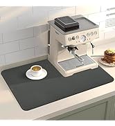 Meetcolor Dish Drying Mat for Kitchen Counter, 16“ x 24” Super Absorbent Kitchen Dish Drying Pad,...