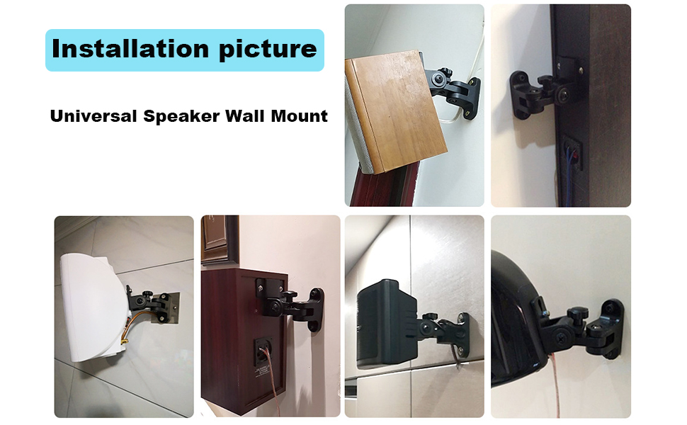 Universal Speaker Wall Mount for Small Speakers