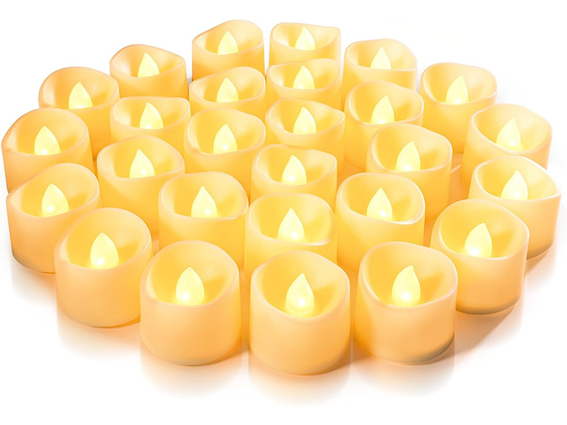 flameless tealight candles