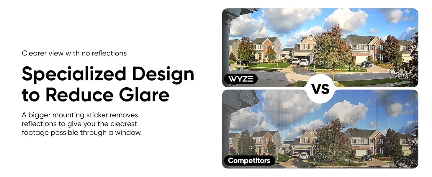 Wyze Window Cam Glare