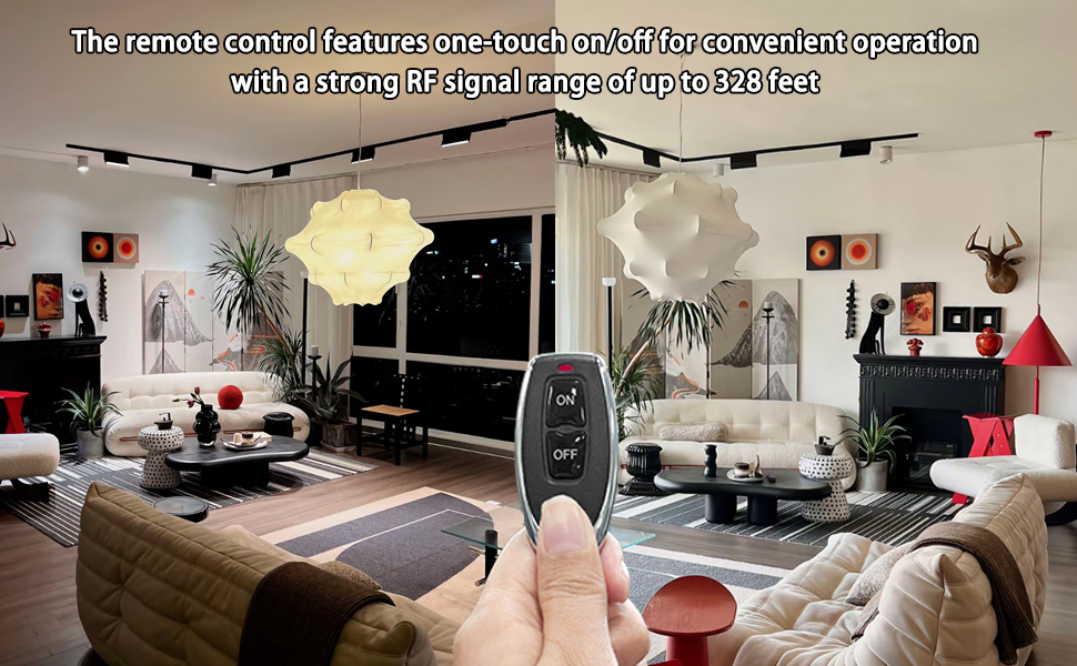 AC100V Waterproof Wireless Light Switch and Receiver kit,