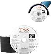 6 Inch Cut Off Wheel,6" x .045" x 7/8" Long-Lasting Thin Cutting Wheel,Metal and Stainless Steel ...