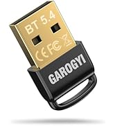 GAROGYI USB Bluetooth 5.4 Adapter for PC Supports Windows 11/10/8.1/7,Plug & Play on Windows11/10...