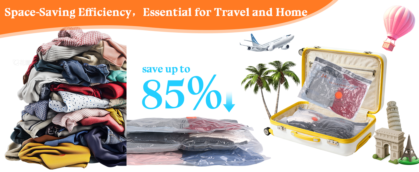 travel vacuum bags with pump
