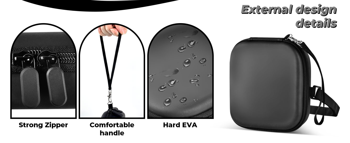 Portable cd player storage case