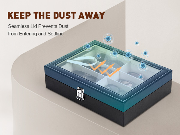 CO-Z Leather Multi Sunglasses Organizer