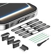 USB C Dust Plug, 4 Pack Aluminum USB C Port Cover, Type C Charging Port Cover with Speaker Dust C...
