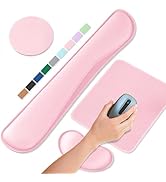ABRONDA Office Ergonomic Memory Foam Computer Mouse and Keyboard Wrist Rest pad Support Carpal Tu...