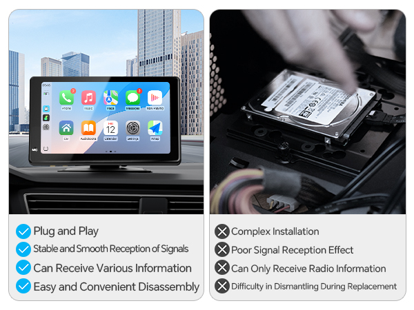 wireless carplay screen