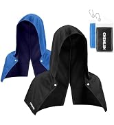 CHEMLUK Cooling Rags for Neck: UPF50 Cooling Hoodie Towel with Case 2 Packs | Quick Dry, Chemical...