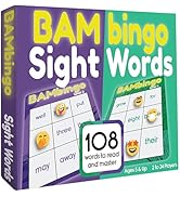 THE BAMBINO TREE Sight Word Bingo Game Level 3 &amp; 4 - Learn to Read Vocabulary for 1st Grade 2nd G...
