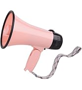 MyMealivos 20w Megaphone Speaker Portable Voice Changer Bullhorn with 6 Different Sound Effects &...