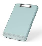 Rimilak Plastic Clipboard with Storage, High Capacity Nursing Clipboards with Pen Holder, Slim Cl...