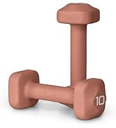 Tone Fitness Neoprene Dumbbell Weight Pairs with Anti-Roll Square Head | Multiple Options