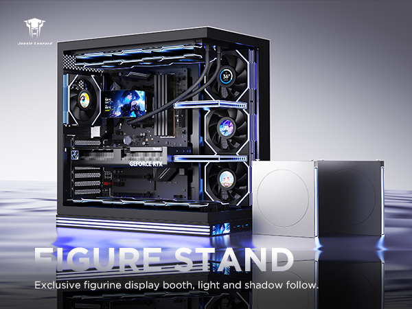 PC Case ARGB Square Figurine Shelf