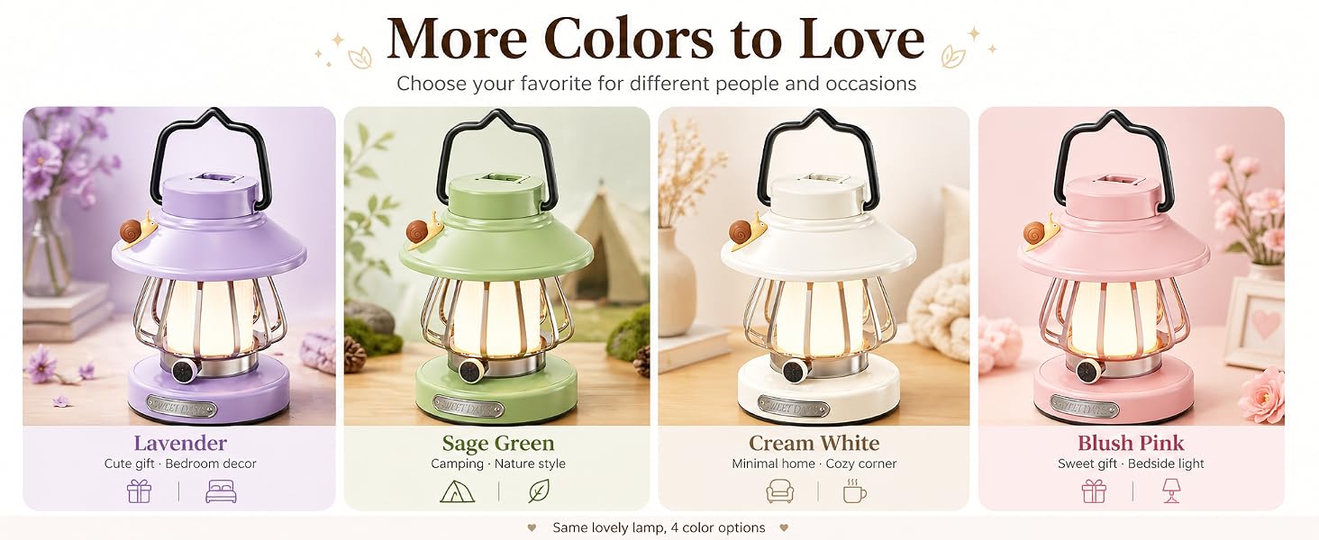 More Colors to Love Choose your favorite for different people and occasions