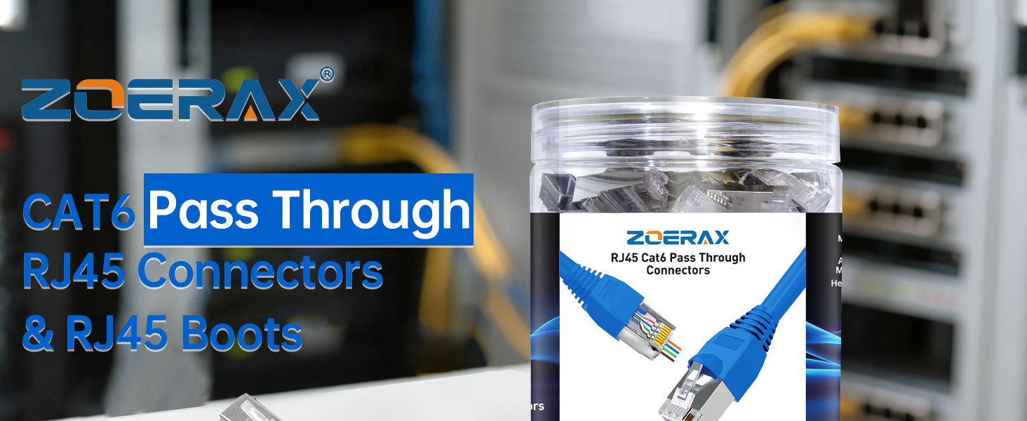 rj45 pass through connector