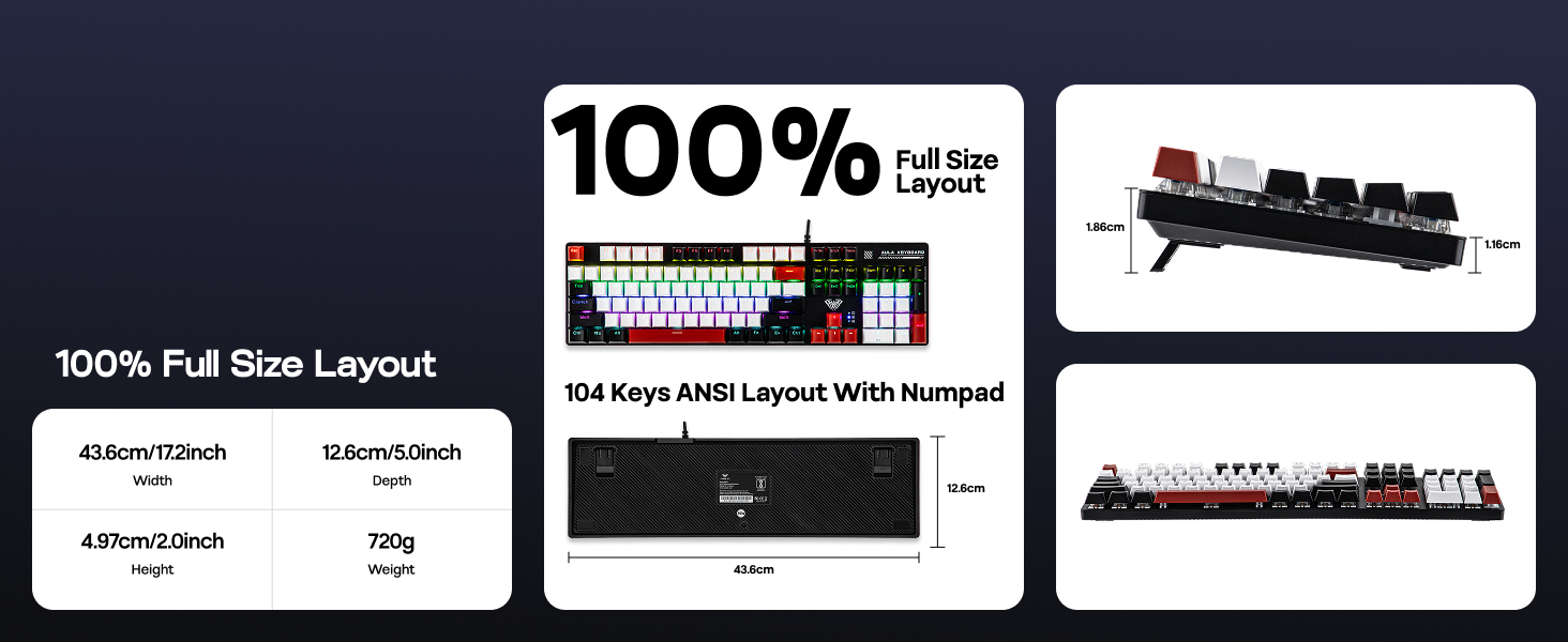 Text reads '100% Full Size Layout'. Series of technical interface or layout designs shown in wireframe or mockup format against dark background.