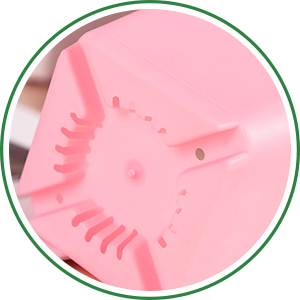 3 square plastic plant pots
