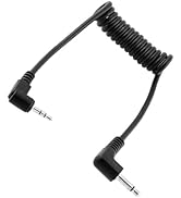 2.5mm to 3.5mm Flash Sync Cable Cord Camera Shutter Release Remote Control Cable Speedlight Trigg...