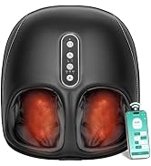 Nekteck Shiatsu Foot Massager Machine with Heat for Plantar Fasciitis, Neuropathy Pain, Remote AP...