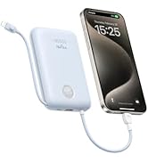 VIYISI Power Bank 20000mAh 30W Fast Charging Portable Charger with Built-in Cables &amp; LED Display,...