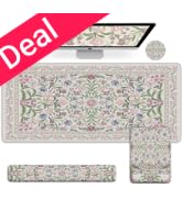 iCasso Mouse Pad with Wrist Rest,Large Desk Mat Set,Ergonomic Keyboard Pad with Wrist Support,Non...