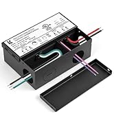 12V 60W Dimmable LED Driver, 5-in-1 Triac/ELV/MLV/0-10V/1-10V/PWM Dimming LED Transformer, Compat...