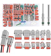 Nilight 2/3/4/6/8/12 PIN DT Connector Kit Waterproof Electrical Wire Connector with Size 16 Solid...