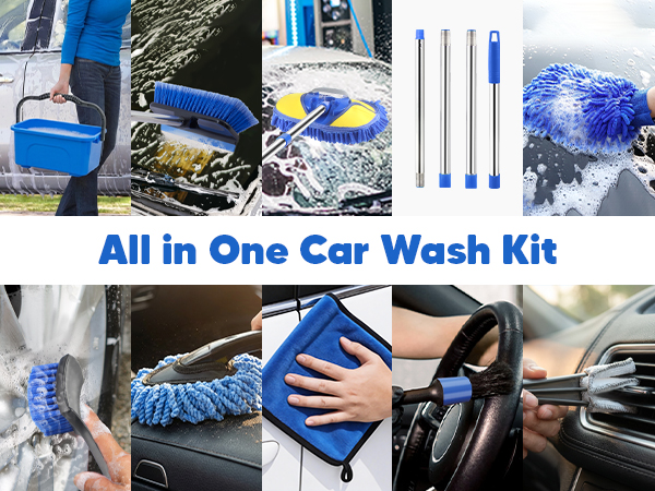 car wash brush kit