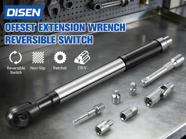 offset extension wrench
