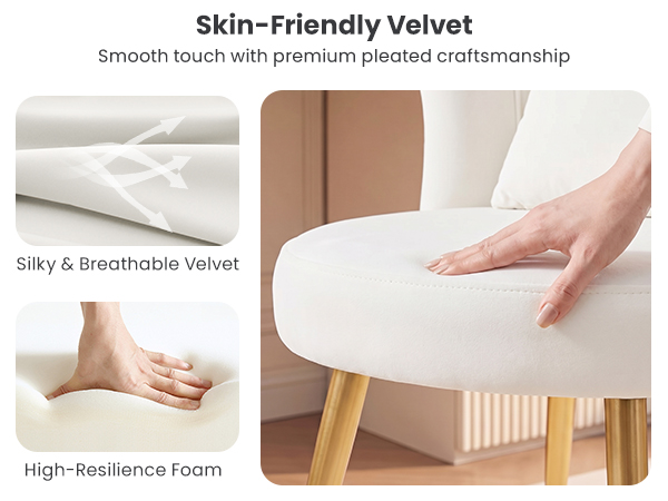 bow vanity chair