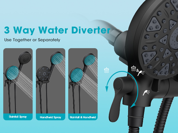 shower head with long hose