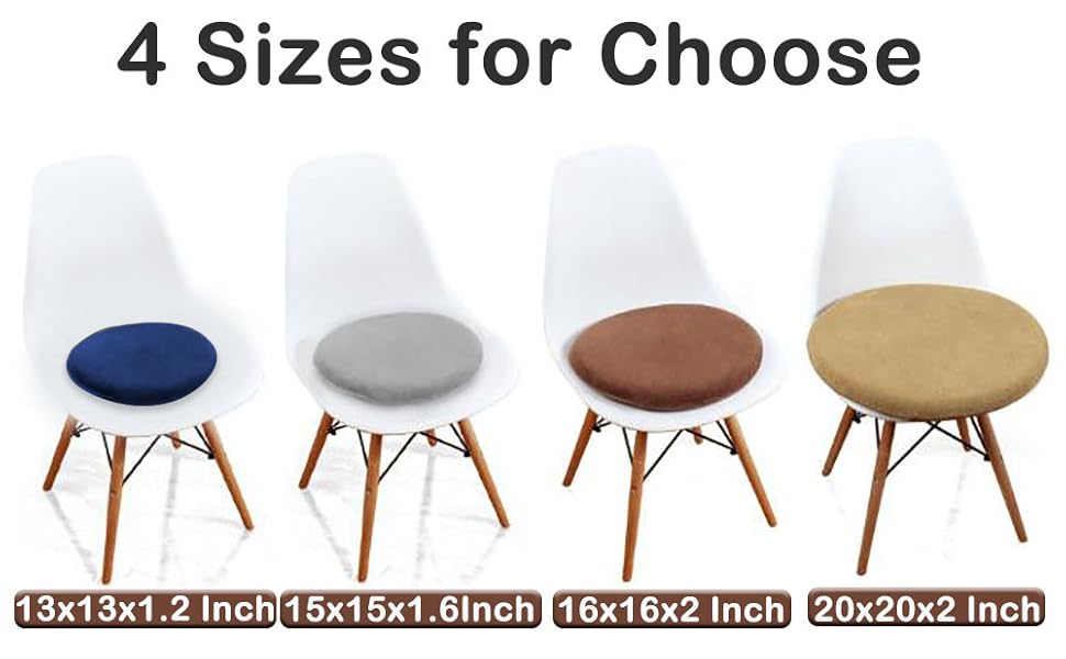 4 sizes round seat cushion for choose