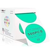 PARLAIM 3 Inch Round Direct Thermal Labels,Self-Adhesive Circle Sticker Labels for Thermal Printe...