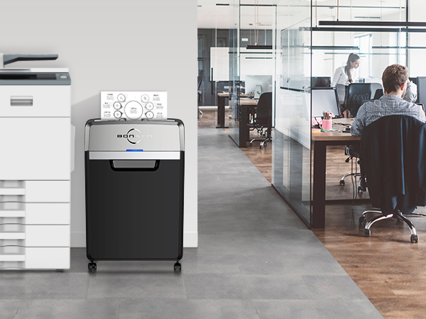 BONSEN Heavy Duty Paper Shredder for Home Office