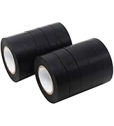QILIMA Black Electrical Tape, 3/4 in x 66ft, Industrial Grade Electrical Tape Electric Super Viny...