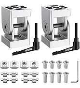 JiGiU 2 Pcs Die-Cast Zinc Alloy Pivot Joint for 3030 Series Joint Aluminium Profile Extrusion, 18...